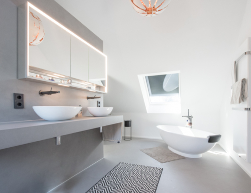 Sanierung – Bad im fugenlosen Spachteldesign